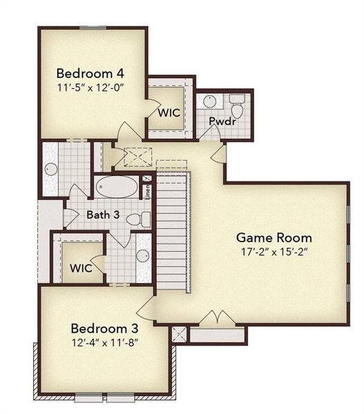 2D floor plan layout of this home in Ridge Park Estates, Royse City, TX (Image 3). 2D floor plan layout of this home in Ridge Park Estates, Royse City, TX (Image 3).