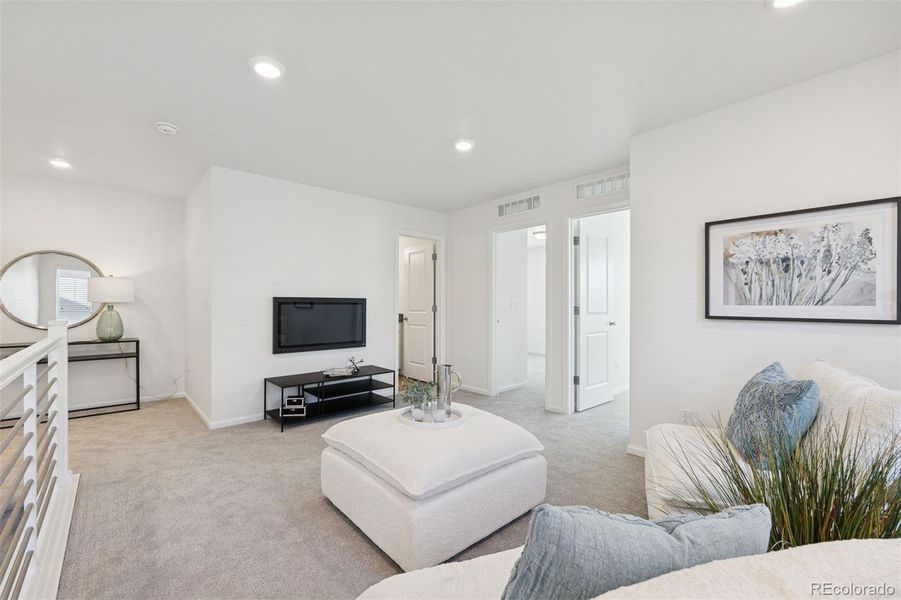 Furnished interior view inside a new home in , Aurora (Image 11). Furnished interior view inside a new home in , Aurora (Image 11).