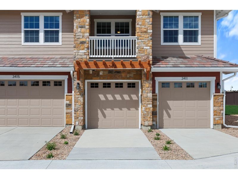 Exterior details and patio area of a home in , Broomfield (Image 24).