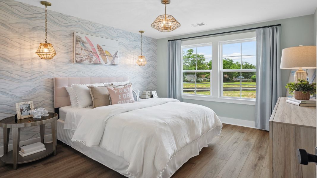 Representative furnished interior of a home built from the St. Helena by DRB Homes in Creekside at Andrews, Summerville (Image 27).