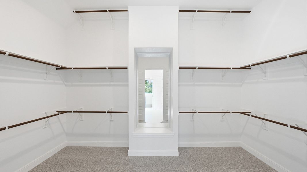 Furnished interior view inside a new home in Oaks at San Gabriel, Georgetown (Image 12).