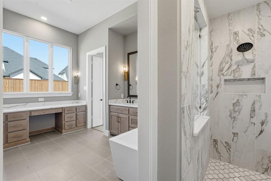 Furnished interior view inside a new home in Mustang Lakes, Celina (Image 9). Furnished interior view inside a new home in Mustang Lakes, Celina (Image 9).