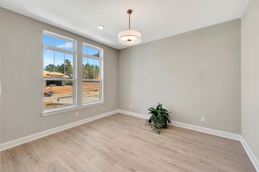 Study - or Formal Dining room with large windows and high ceilings!