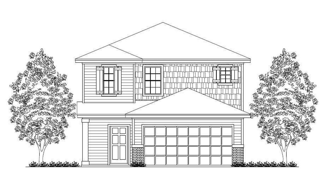 Exterior rendering of this home design in , Temple, GA (Image 1).