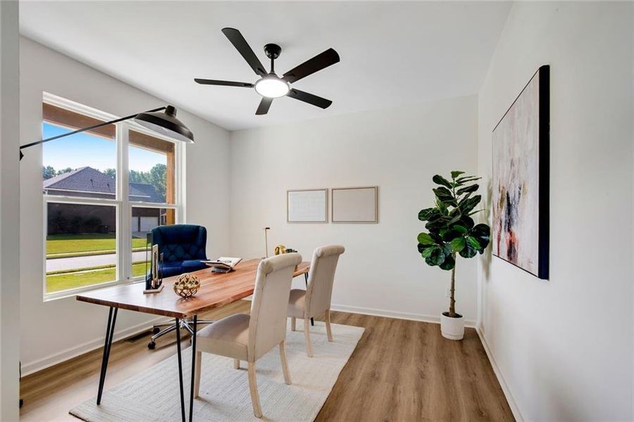 Furnished interior view inside a new home in , Ellenwood (Image 32). Furnished interior view inside a new home in , Ellenwood (Image 32).