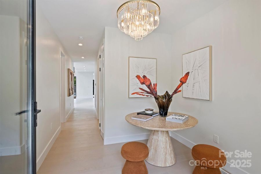 Furnished interior view inside a new home in , Charlotte (Image 8).