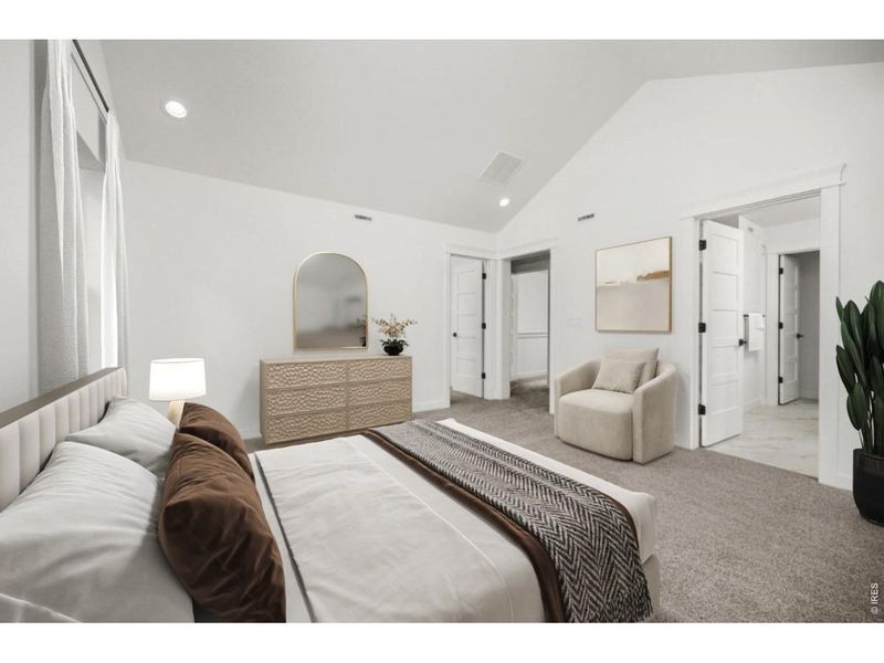 Furnished interior view inside a new home in , Erie (Image 12).