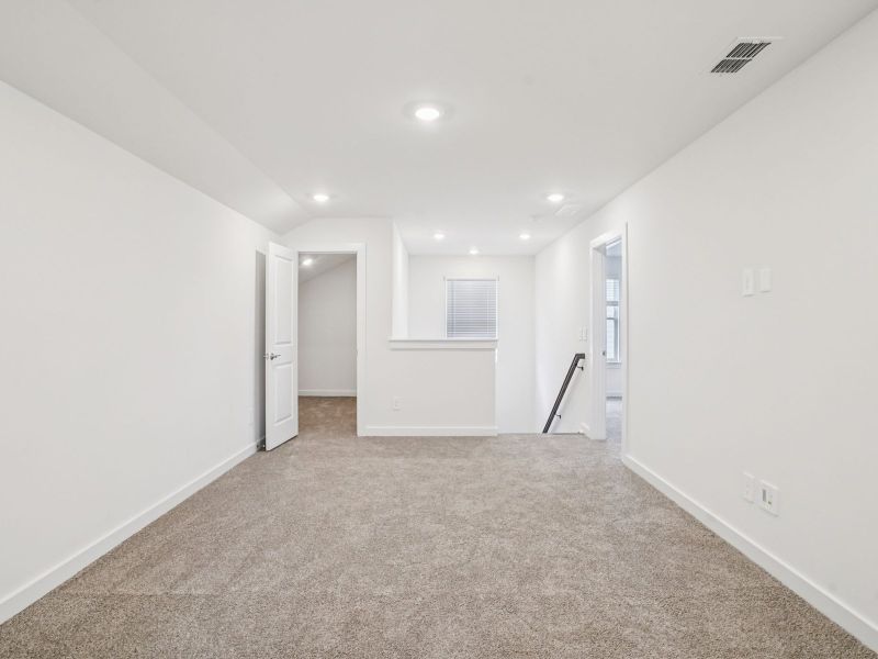 The upstairs loft gives the kids a place to hangout. The upstairs loft gives the kids a place to hangout.