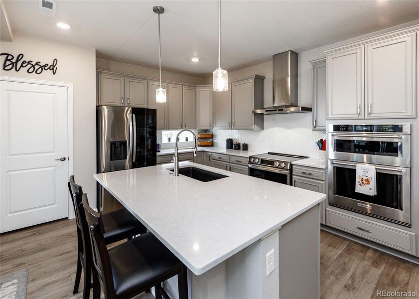 Furnished interior view inside a new home in , Colorado Springs (Image 14).