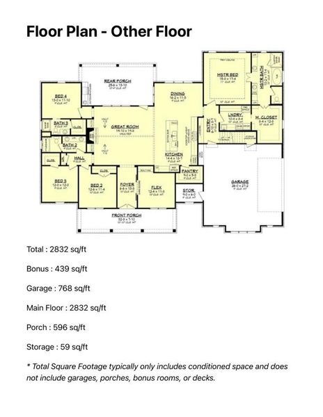 2D floor plan layout of this home in , Stanley, NC (Image 3).