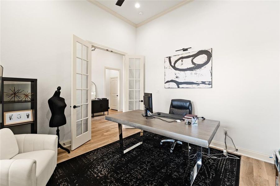 Furnished interior view inside a new home in , Woodway (Image 8).