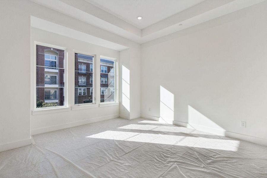 Spacious, unfurnished interior of a new home in Newman Village Townhomes, Frisco (Image 21). Spacious, unfurnished interior of a new home in Newman Village Townhomes, Frisco (Image 21).