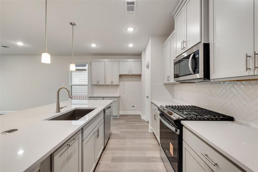 Furnished interior view inside a new home in Creekside of Crowley, Crowley (Image 14).