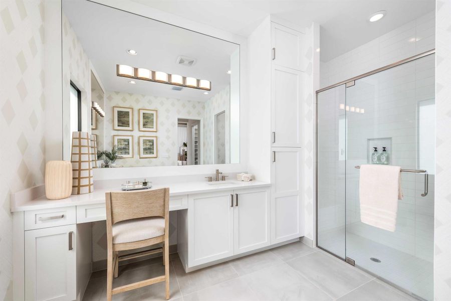 Furnished interior view inside a new home in Valencia Del Mar, Boynton Beach (Image 6).