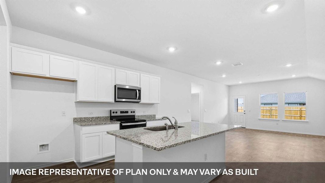Furnished interior view inside a new home in Palomino, Manor (Image 6).