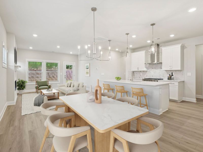 Furnished interior view inside a new home in Hemingway - Reserve Series, Cumming (Image 3).
