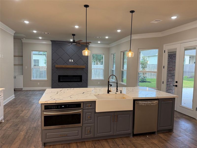 Furnished interior view inside a new home in , Montgomery (Image 3). Furnished interior view inside a new home in , Montgomery (Image 3).