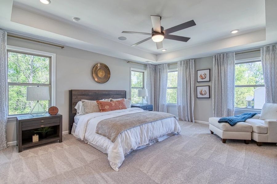 Representative furnished interior of a home built from the Pearson by Ashton Woods in Creekside, Dawsonville (Image 7).