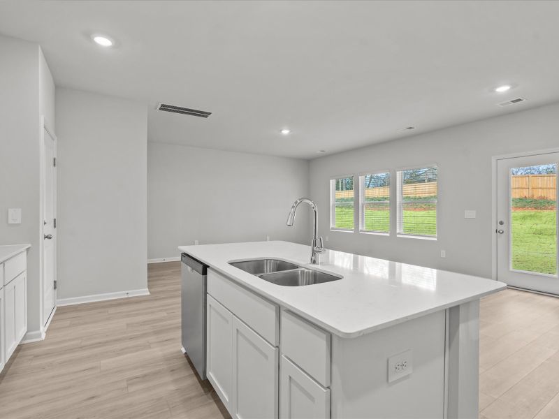 Furnished interior view inside a new home in Village at White Pine, Pendleton (Image 6).