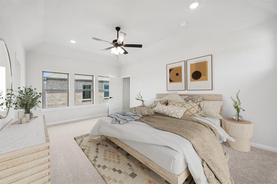 Furnished interior view inside a new home in Mantua Point Gardens, Van Alstyne (Image 13). Furnished interior view inside a new home in Mantua Point Gardens, Van Alstyne (Image 13).