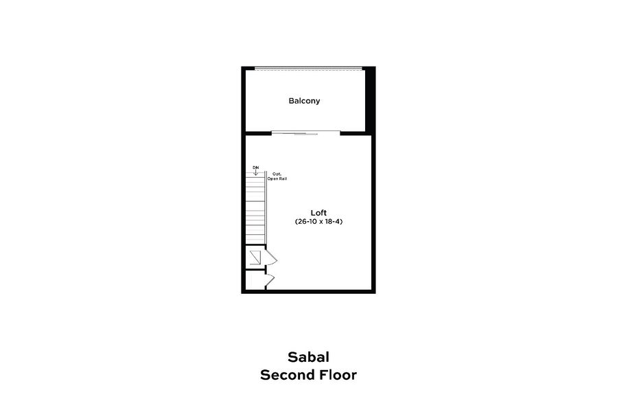 2D floor plan layout of this home in Serengeti, Spring Hill, FL (Image 7).