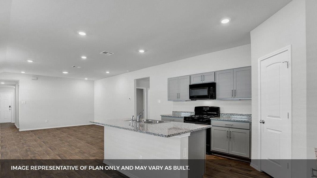 Furnished interior view inside a new home in Southgrove, Kyle (Image 7).