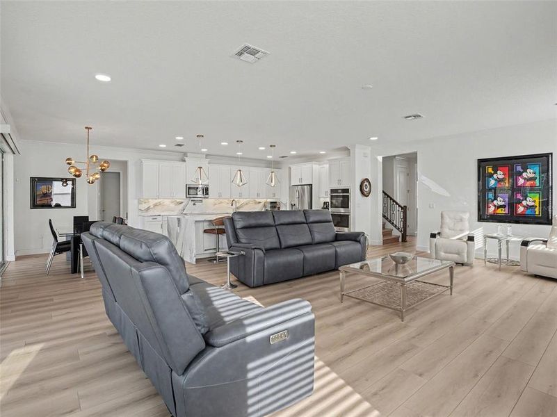 Furnished interior view inside a new home in , Oviedo (Image 46).