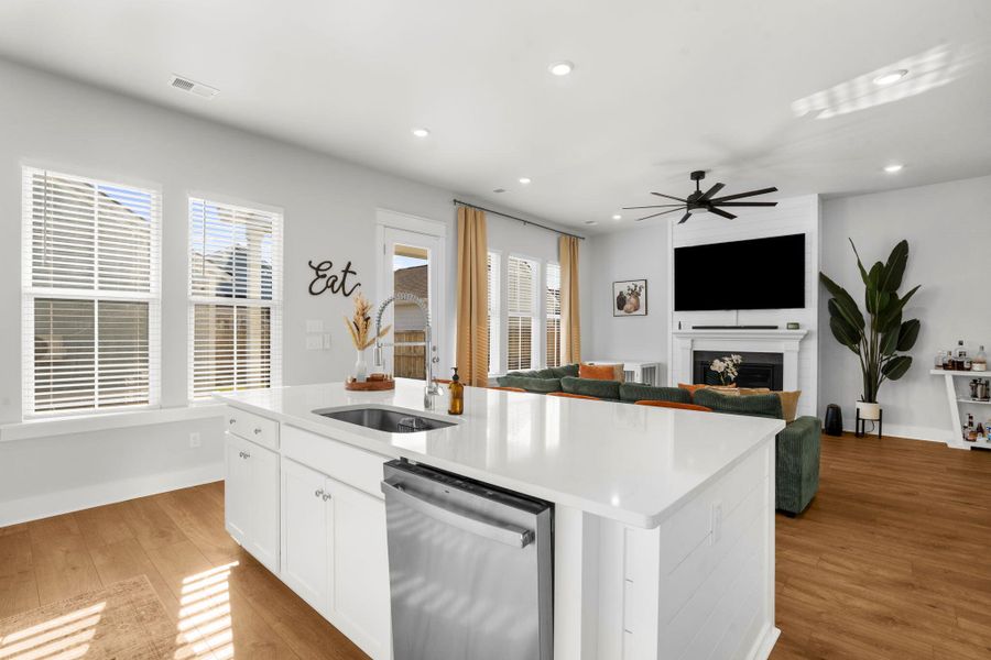 Furnished interior view inside a new home in Carnes Crossroads, Summerville (Image 5).
