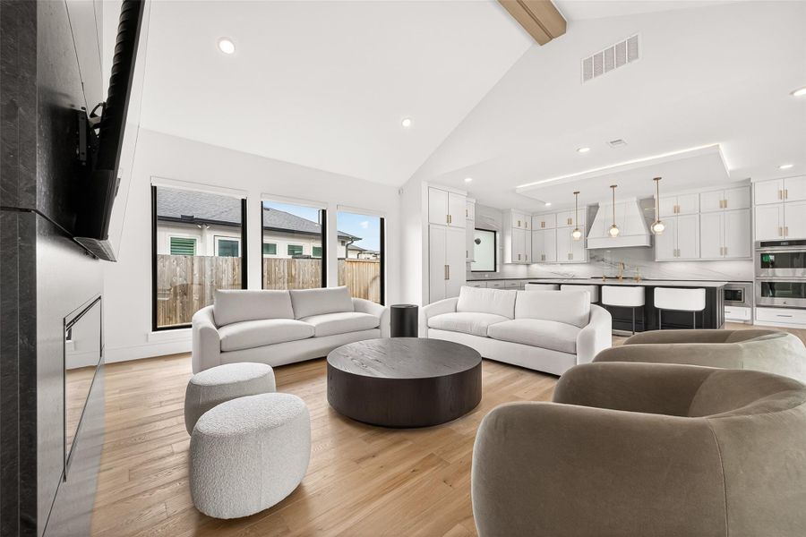 Furnished interior view inside a new home in , Richmond (Image 7).