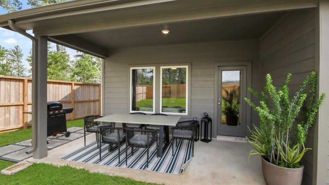 Representative furnished interior of a home built from the Perry by D.R. Horton in The Canopies, Splendora (Image 34). Representative furnished interior of a home built from the Perry by D.R. Horton in The Canopies, Splendora (Image 34).