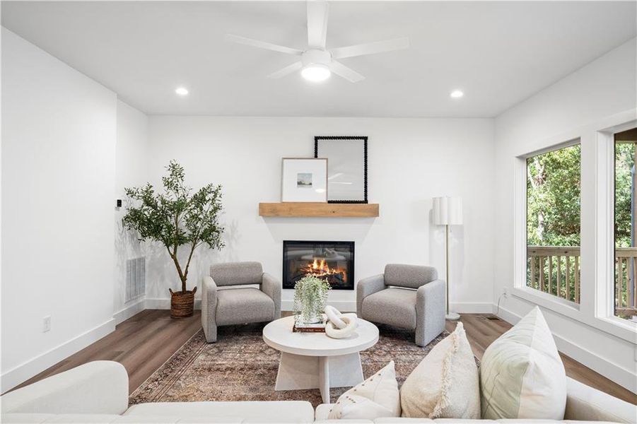 Furnished interior view inside a new home in , Canton (Image 11). Furnished interior view inside a new home in , Canton (Image 11).