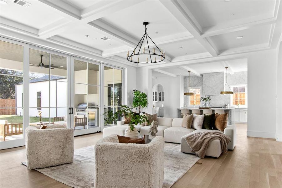 Furnished interior view inside a new home in , Dallas (Image 9).