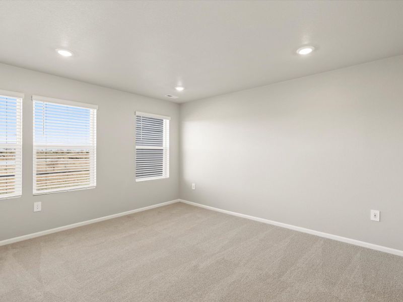 Spacious, unfurnished interior of a new home in Poudre Heights: The Meadow Collection, Windsor (Image 8).