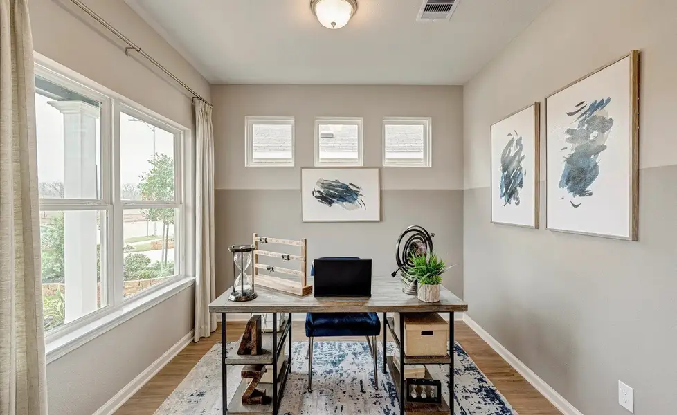 Furnished interior view inside a new home in Jackson Hills, Clarksville (Image 3). Furnished interior view inside a new home in Jackson Hills, Clarksville (Image 3).