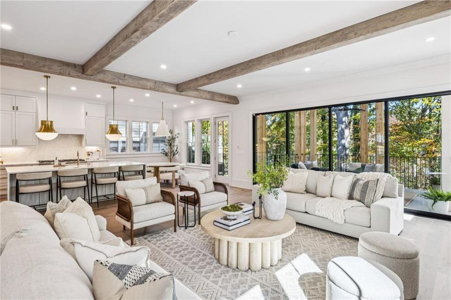 Furnished interior view inside a new home in , Atlanta (Image 47). Furnished interior view inside a new home in , Atlanta (Image 47).