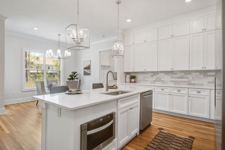 Furnished interior view inside a new home in , Mount Pleasant (Image 11).