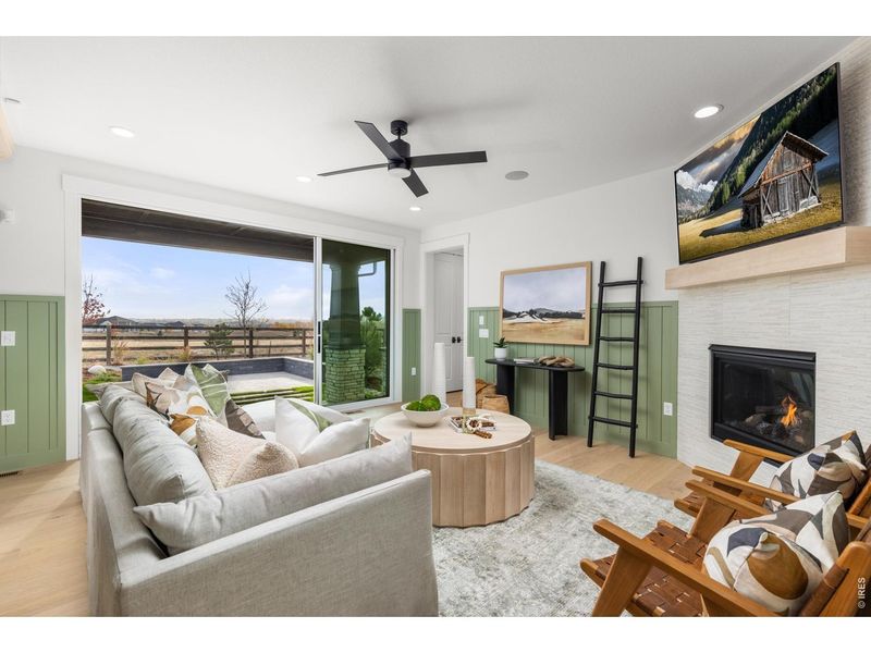 Furnished interior view inside a new home in Barefoot Lakes, Firestone (Image 8).