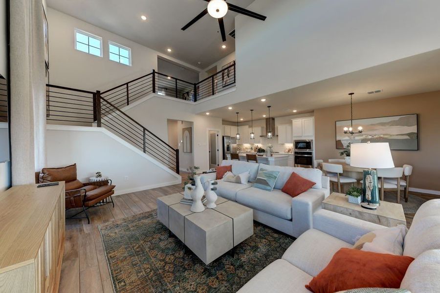 Representative furnished interior of a home built from the Bandera by Hakes Brothers in Hickory Ridge Estates, Elmendorf (Image 18).