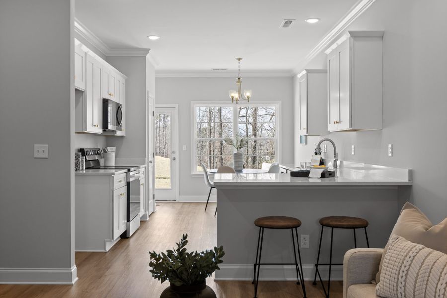 Representative furnished interior of a home built from the Bradley by Riverstone Construction, LLC in Bellingham Townhomes, Cleveland (Image 13).
