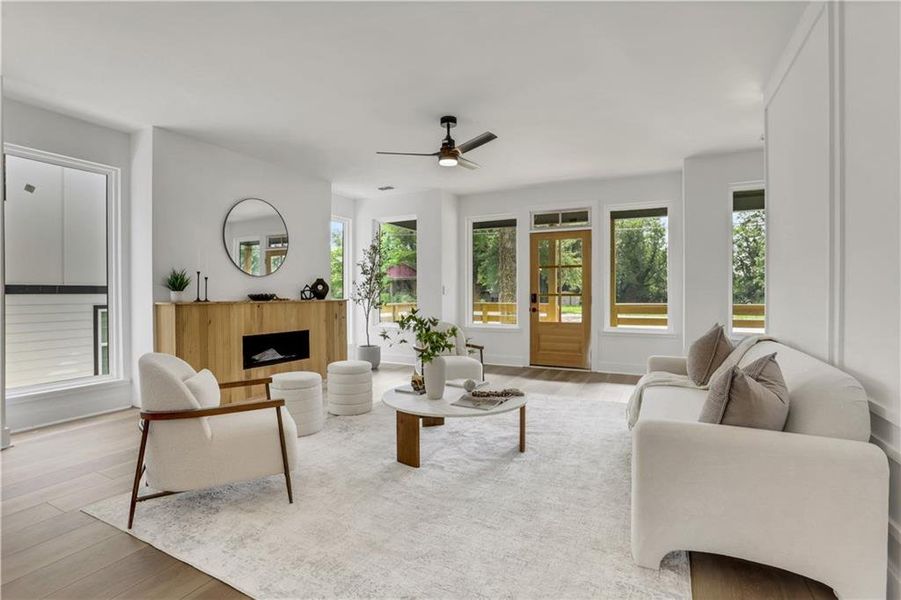 Furnished interior view inside a new home in , Scottdale (Image 44).