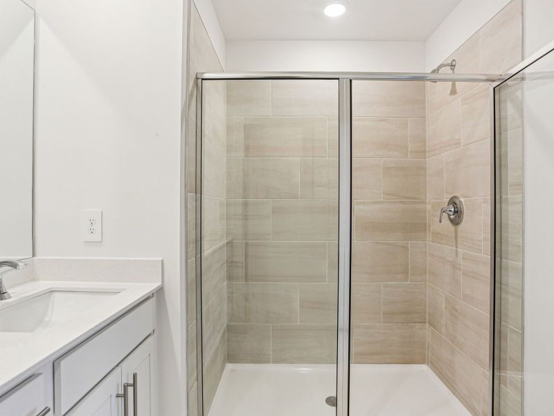 Furnished interior view inside a new home in Greystone - Highland Townhomes, Smyrna (Image 7).