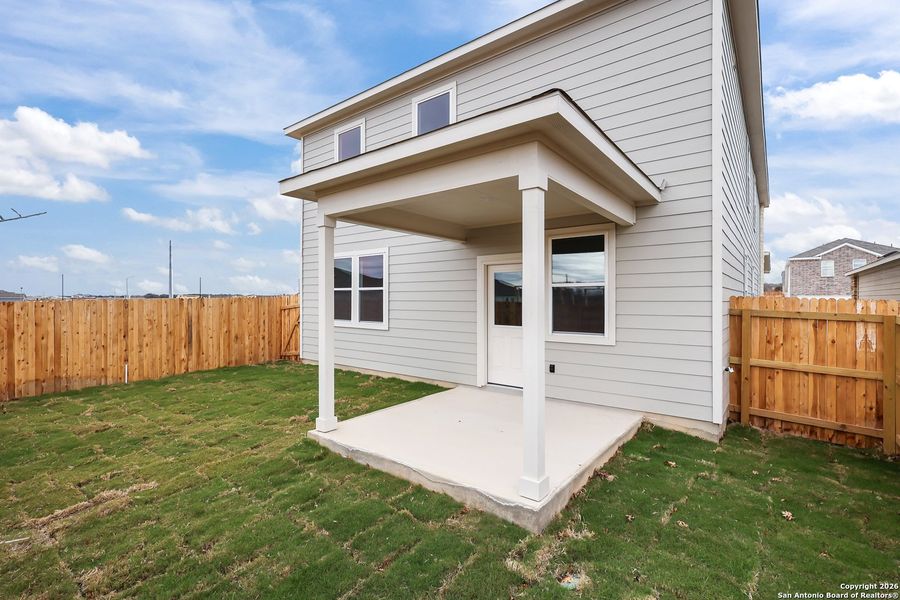 Exterior details and patio area of a home in Summerlin, San Antonio (Image 3). Exterior details and patio area of a home in Summerlin, San Antonio (Image 3).