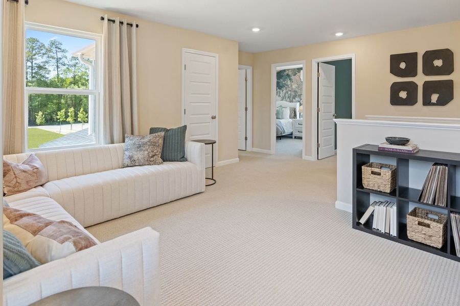 Representative furnished interior of a home built from the 2277 Modeled by KB Home in Jade Creek, Chapel Hill (Image 7).