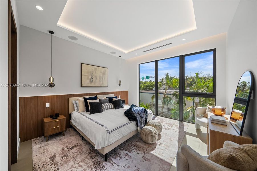 Furnished interior view inside a new home in , Miami (Image 13). Furnished interior view inside a new home in , Miami (Image 13).