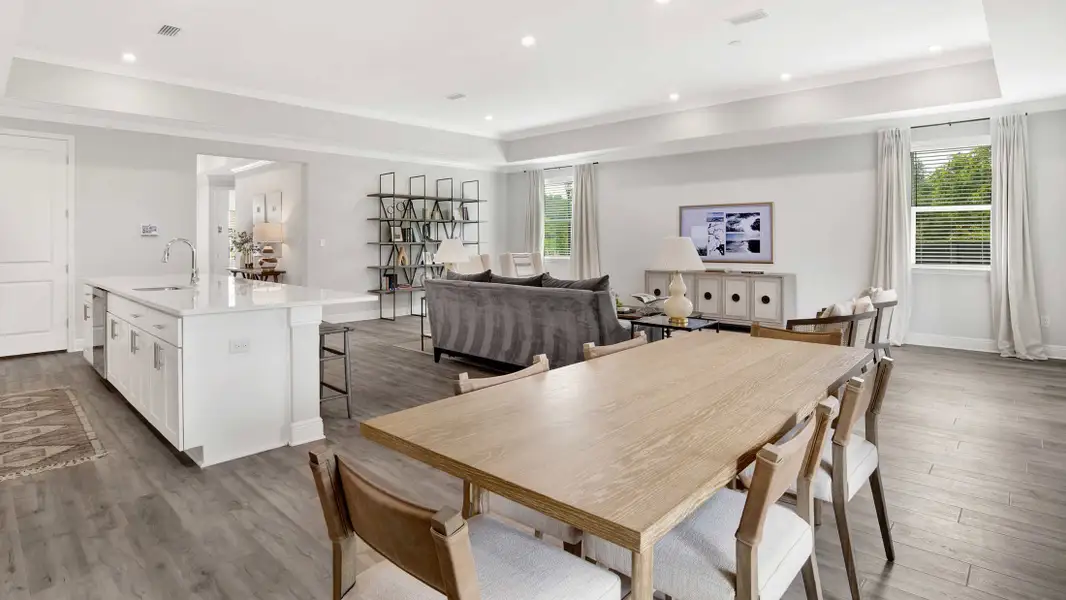 Furnished interior view inside a new home in Golden Gate, Naples (Image 9).