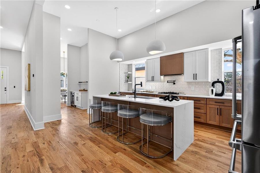 Furnished interior view inside a new home in , Atlanta (Image 12).