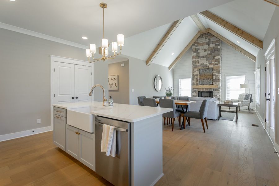 Representative furnished interior of a home built from the Autumnbrook A by Riverstone Construction, LLC in Pine Ridge, Soddy-Daisy (Image 36).