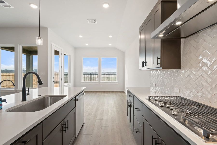 Furnished interior view inside a new home in Lagos Reserve, Manor (Image 6).