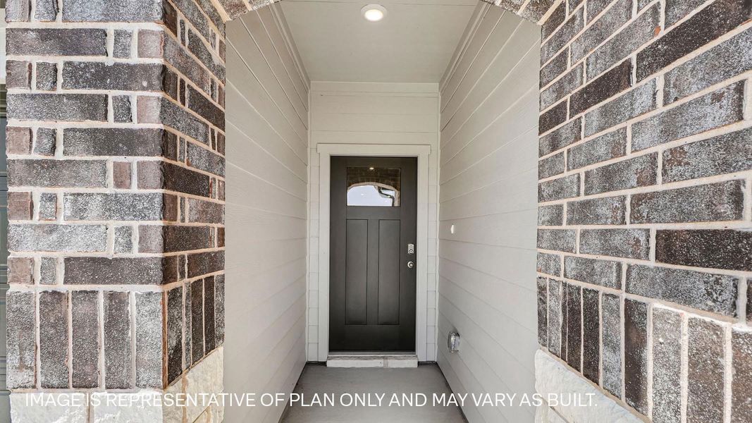 Representative exterior details of a home built from the The Caden by D.R. Horton in Briarwood, Elgin (Image 3).