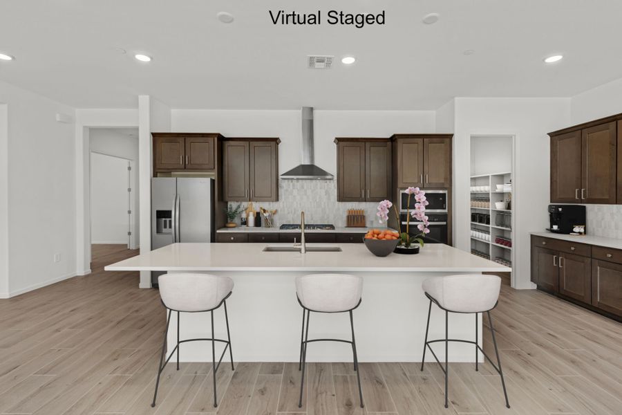 Furnished interior view inside a new home in Saguaro Reserve II, Marana (Image 6).